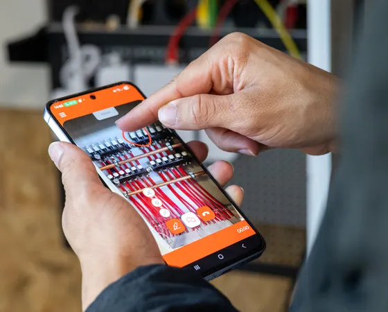 123meekijken App bij meterkast annoteren