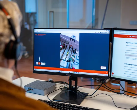 Via 123meekijken bekijkt het KCC live de CV-ketel van de klant. Directe diagnose en efficiëntere planning van monteurs.